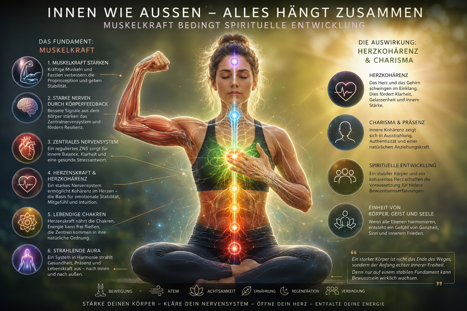 Muskel, Faszie, Meridian und Chakra – vier Sprachen für dasselbe lebendige System? 1 Blog Innen Aussen