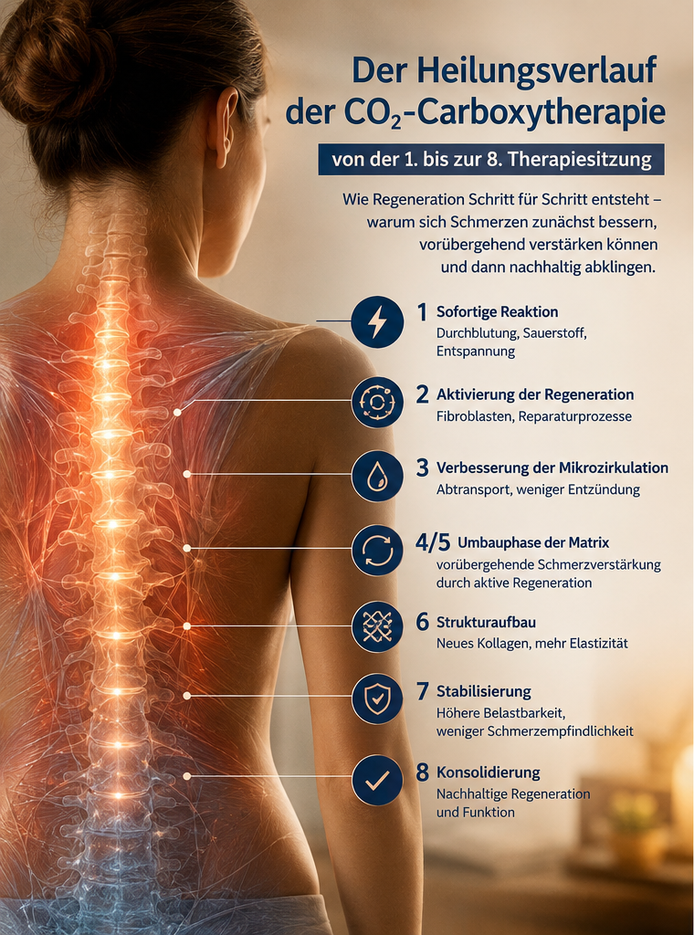 Heilungsverlauf Schmerztherapie Carboxy